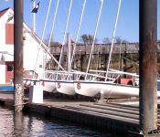 Dock with Sailboats